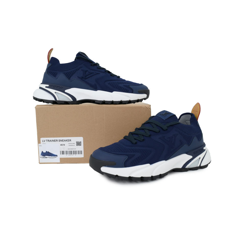 EM Sneakers Louis Vuitton LV Runner Tatic Sneaker Navy Blue