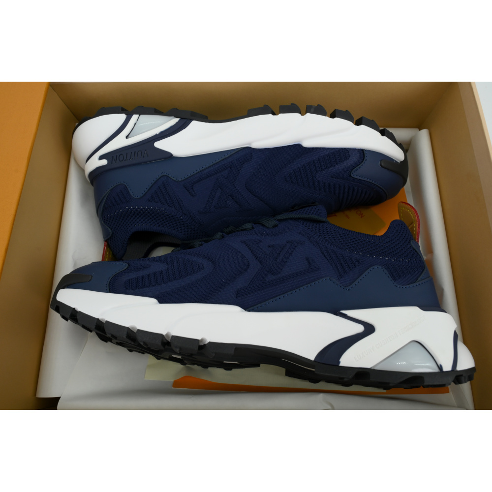 EM Sneakers Louis Vuitton LV Runner Tatic Sneaker Navy Blue