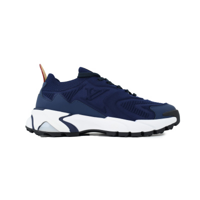 EM Sneakers Louis Vuitton LV Runner Tatic Sneaker Navy Blue 02