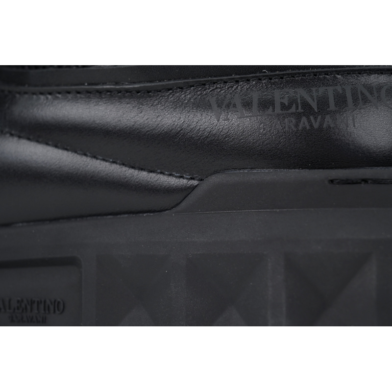 EM Sneakers Valentino Garavani One Stud XL Sneakers in All Blackl Leather