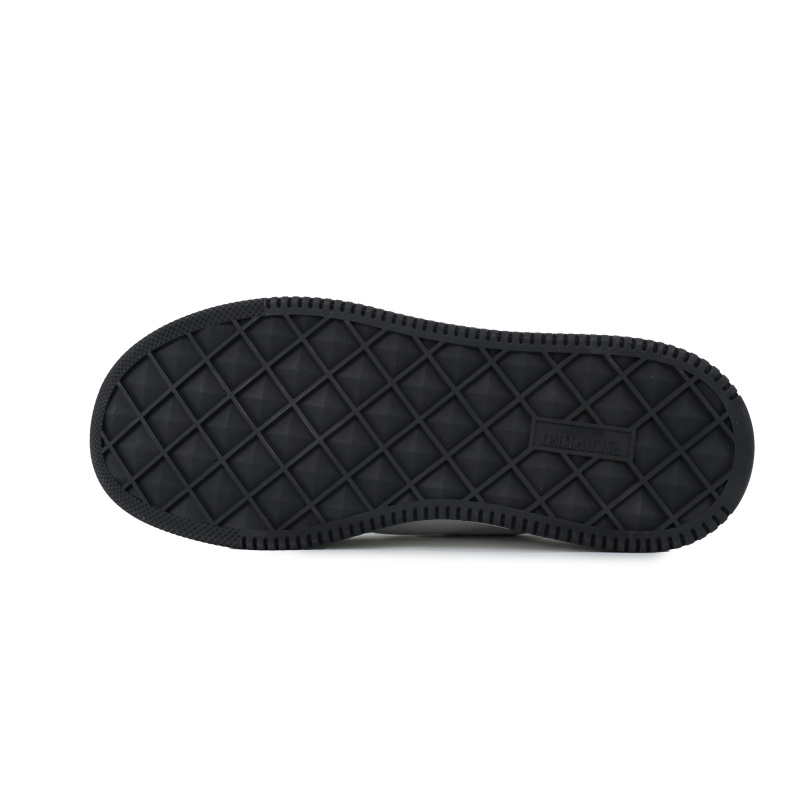 EM Sneakers Valentino Garavani One Stud XL Sneakers in White and Black Leather