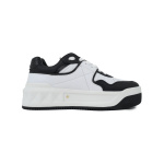 EM Sneakers Valentino Garavani One Stud XL Sneakers in White and Black Leather