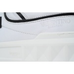 EM Sneakers Valentino Garavani One Stud XL Sneakers in White and Gray Leather