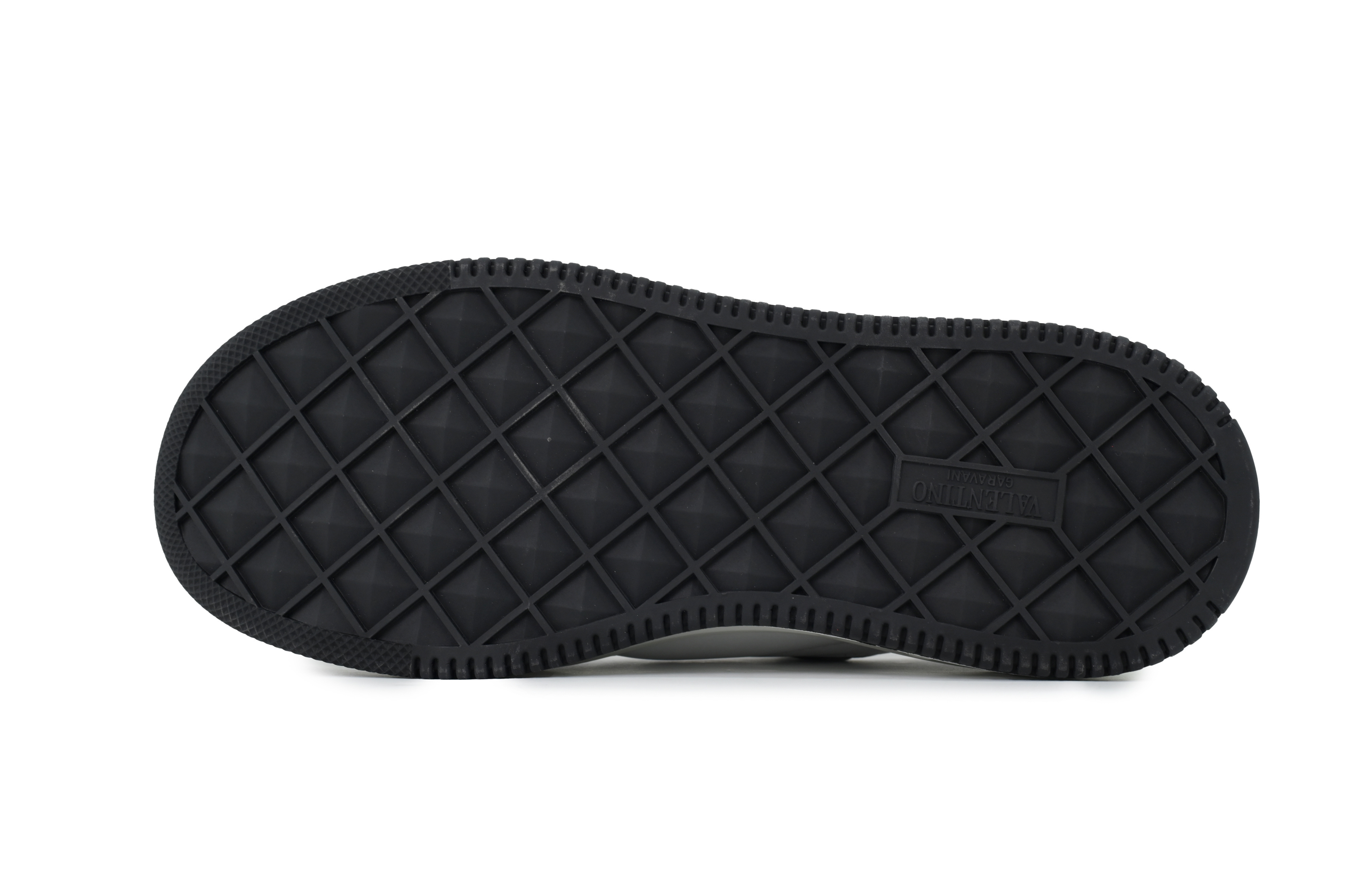 EM Sneakers Valentino Garavani One Stud XL Sneakers in White and Gray Leather