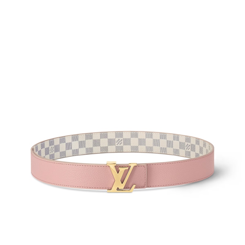 EM Sneakers Louis Vuitton LV Initials 30MM Reversible Belt Damier Azur Canvas