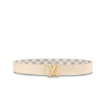 EM Sneakers Louis Vuitton LV Initials 40MM Reversible Belt Damier Azur Canvas