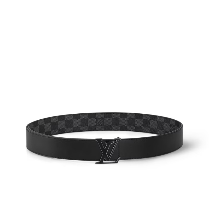 EM Sneakers Louis Vuitton LV Initials 40mm Reversible Belt Graphite
