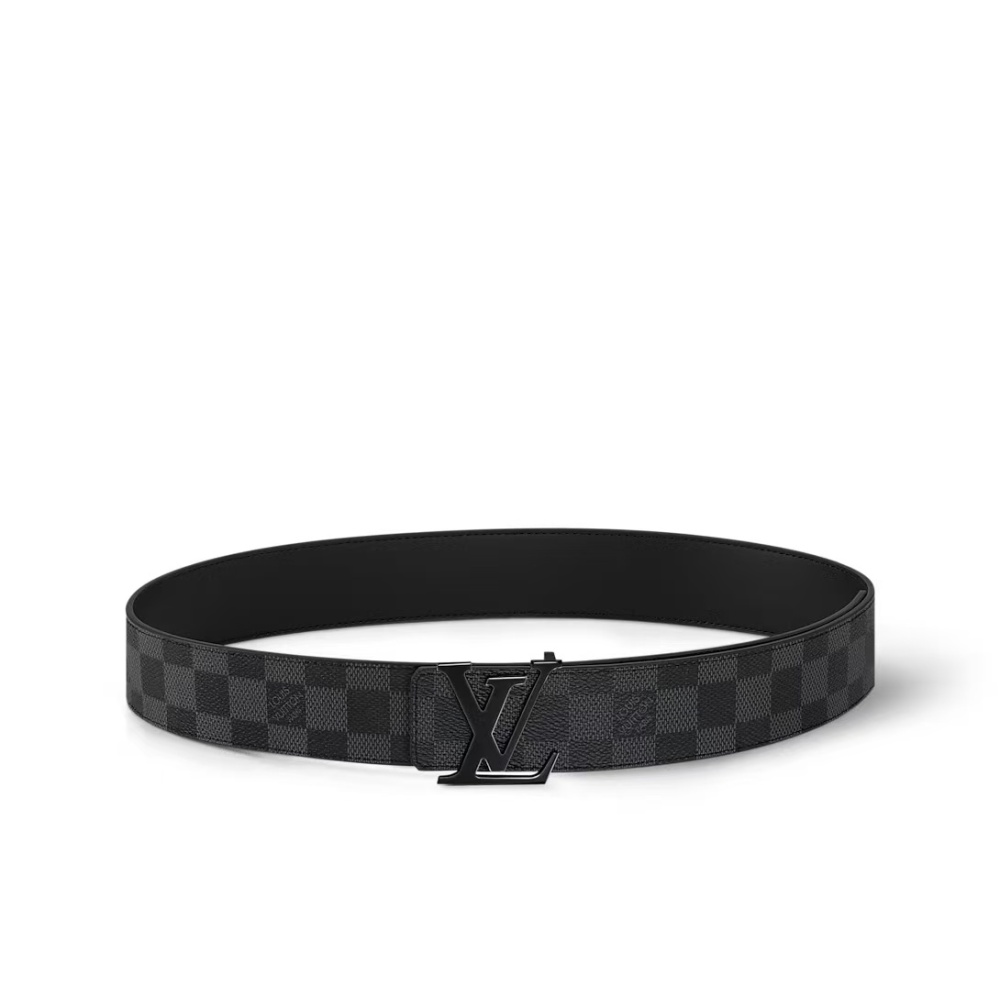 EM Sneakers Louis Vuitton LV Initials 40mm Reversible Belt Graphite