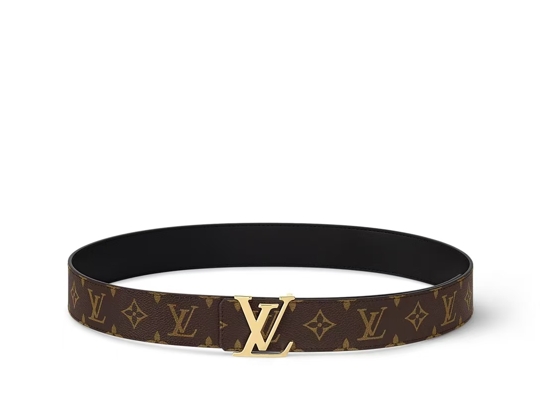 EM Sneakers Louis Vuitton LV Initials 40MM Reversible Belt Gold-color Hardware LV Initiales Monogram