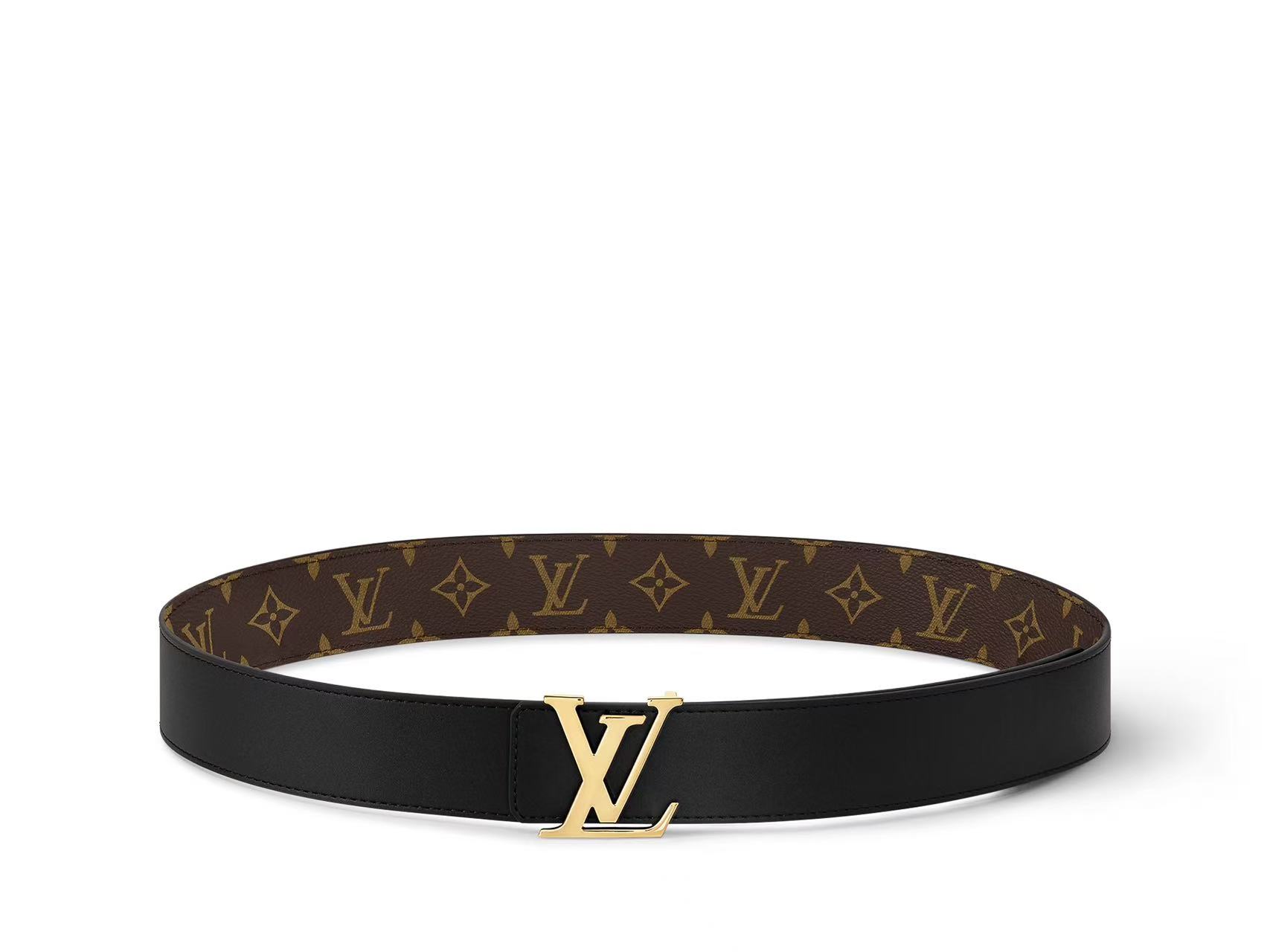 EM Sneakers Louis Vuitton LV Initials 40MM Reversible Belt Gold-color Hardware LV Initiales Monogram