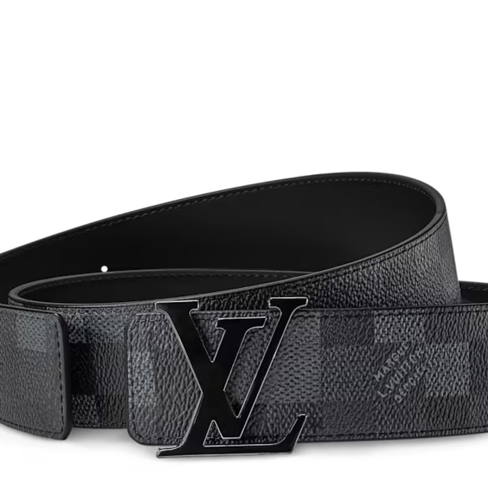 EM Sneakers Louis Vuitton LV Initials Damoflage 40MM Reversible Belt Black