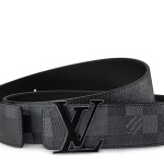 EM Sneakers Louis Vuitton LV Initials Damoflage 40MM Reversible Belt Black