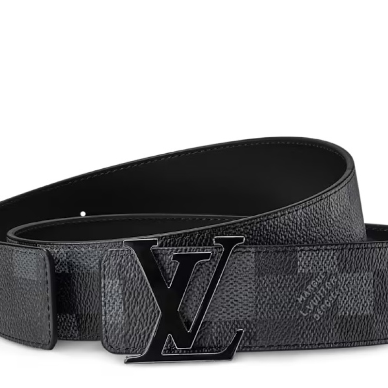 EM Sneakers Louis Vuitton LV Initials Damoflage 40MM Reversible Belt Black