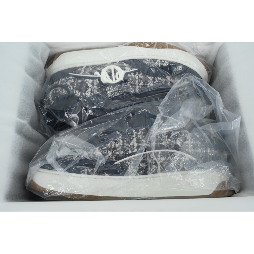 EM Sneakers Dior B9S Skater Tweed Navy Blue