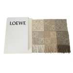 EM Sneakers Loewe Checkerboard Scarf Brown