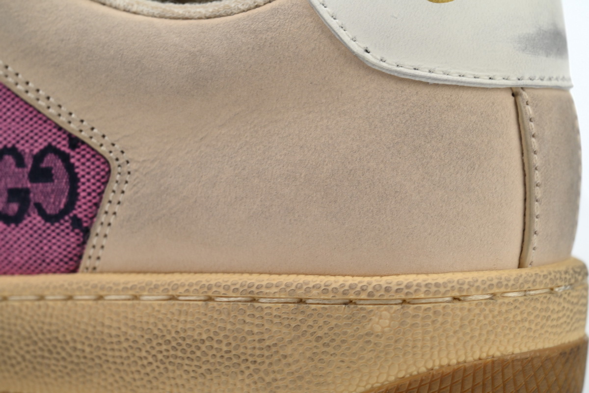 EM Sneakers Gucci Screener GG Enamel Purple Double g Canvas Printing