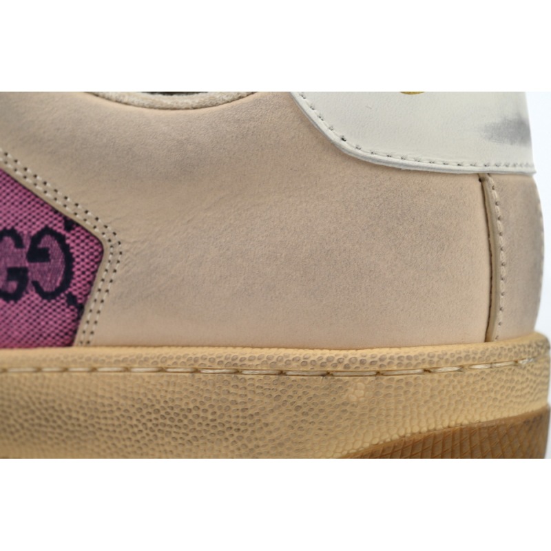 EM Sneakers Gucci Screener GG Enamel Purple Double g Canvas Printing