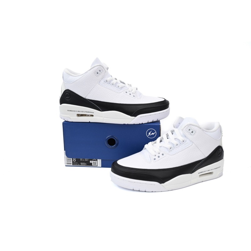 EM Sneakers Fragment Design × Jordan 3 Black White