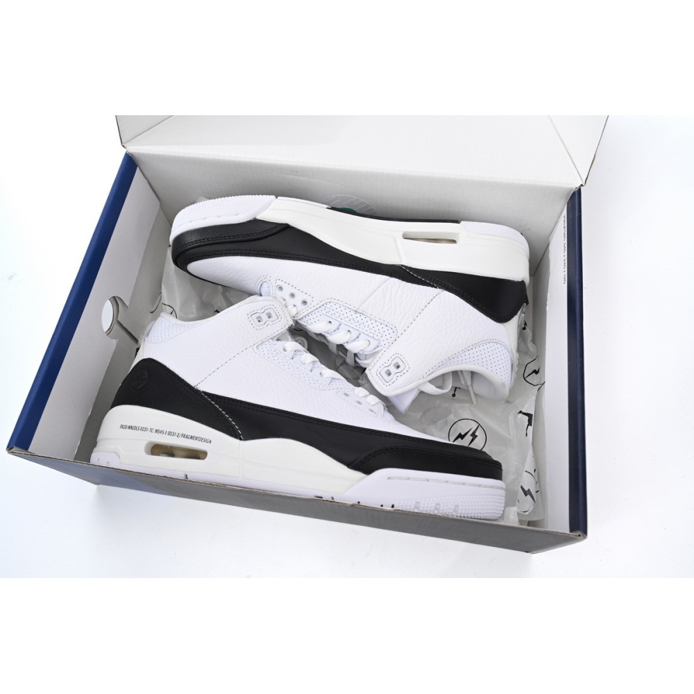 EM Sneakers Fragment Design × Jordan 3 Black White