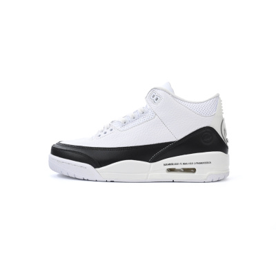 EM Sneakers Fragment Design × Jordan 3 Black White 01