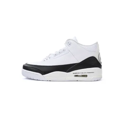 「🎀Christmas Special Offer」 Fragment Design × Jordan 3 Black White 01