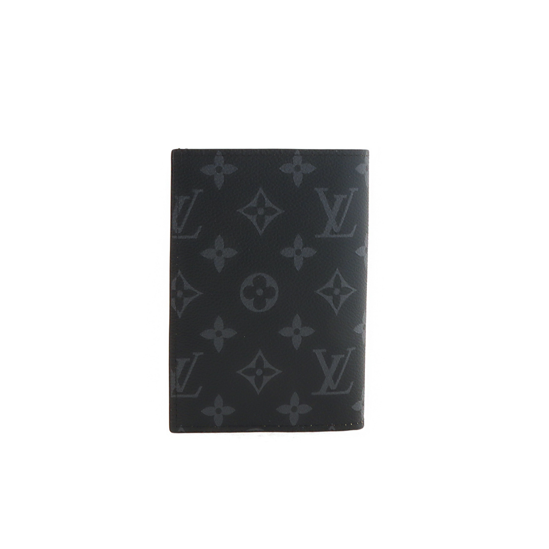 EM Sneakers Louis Vuitton LV Passport Cover Monogram Eclipse Gaston Label Savane Yellow