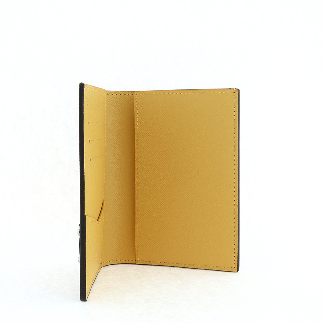 EM Sneakers Louis Vuitton LV Passport Cover Monogram Eclipse Gaston Label Savane Yellow