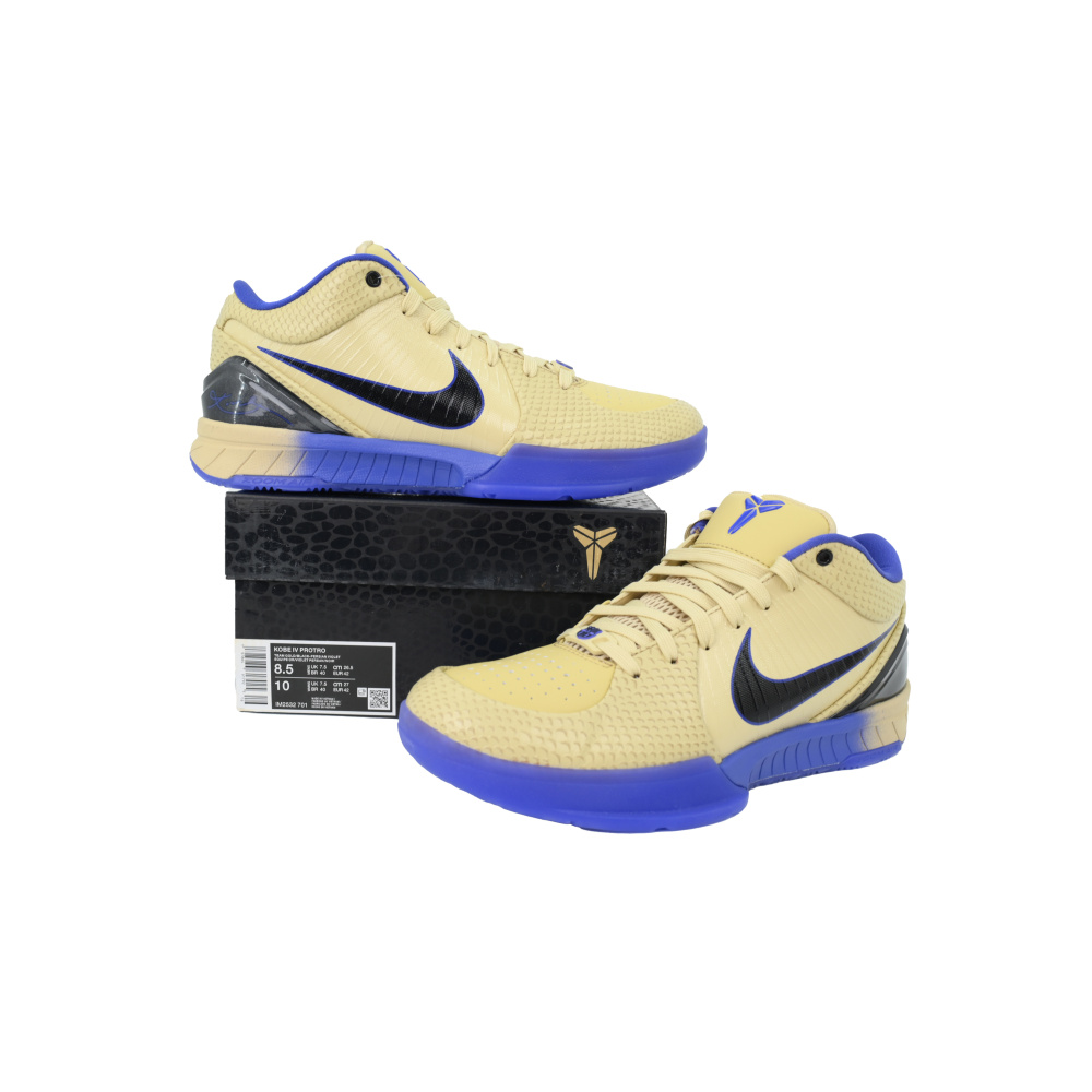 EM Sneakers Nike Kobe 4 Protro × FC Barcelona Away Kit