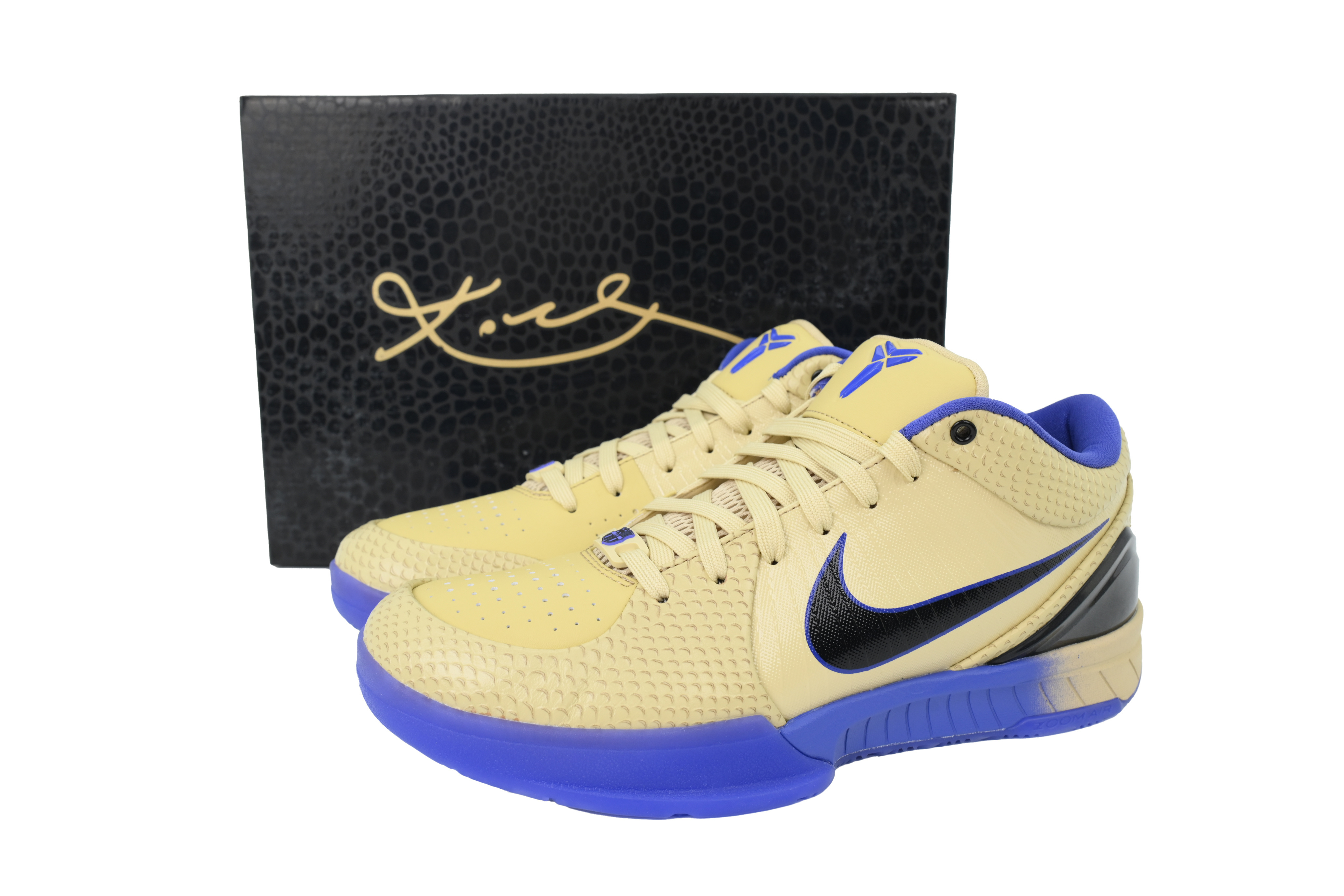 EM Sneakers Nike Kobe 4 Protro × FC Barcelona Away Kit