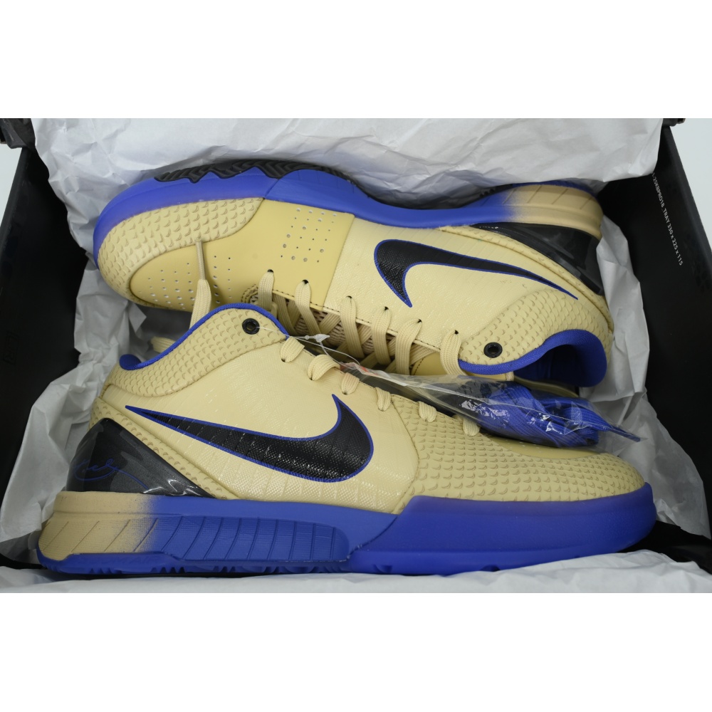 EM Sneakers Nike Kobe 4 Protro × FC Barcelona Away Kit