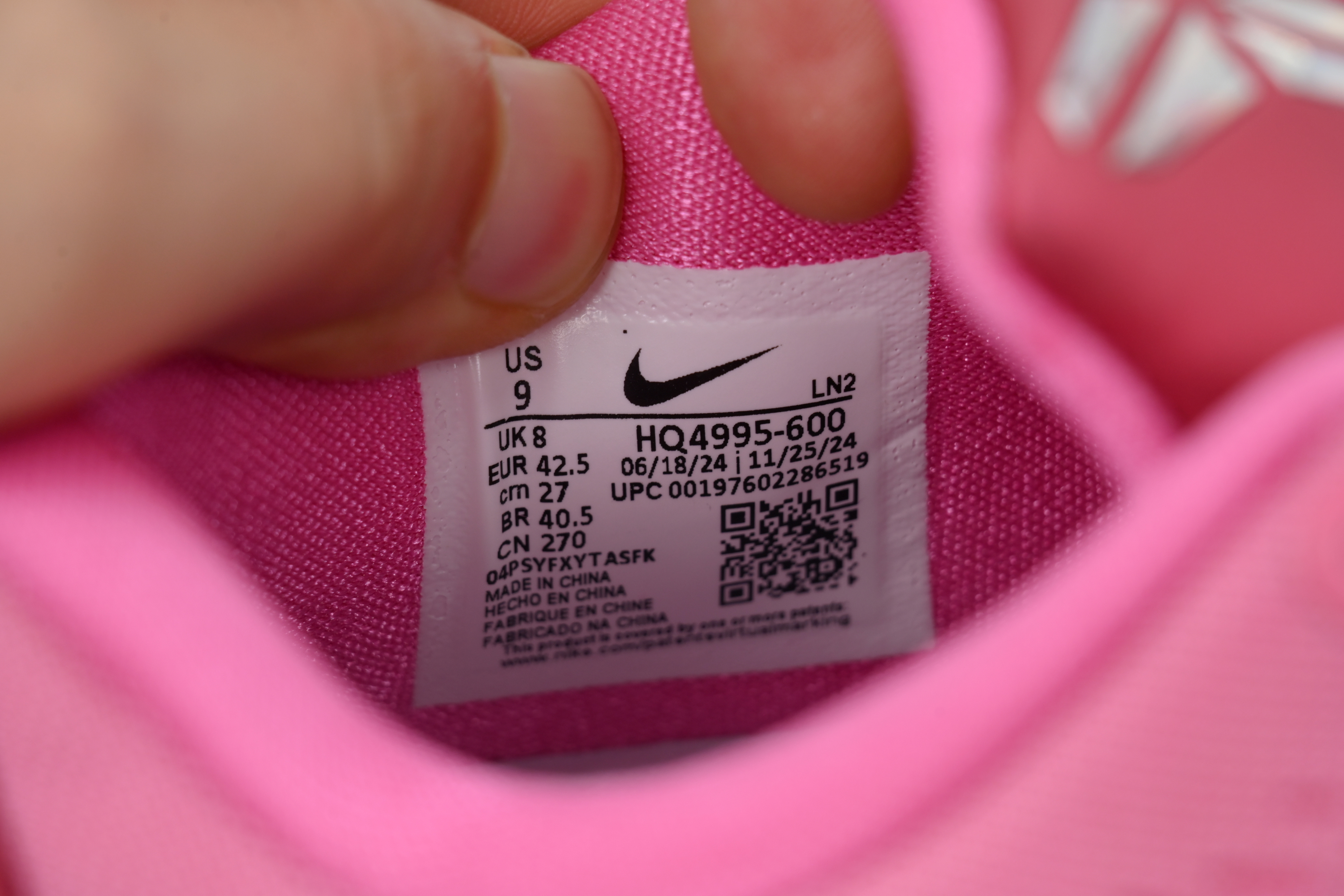 EM Sneakers Nike Kobe 9 EM Protro Think Pink