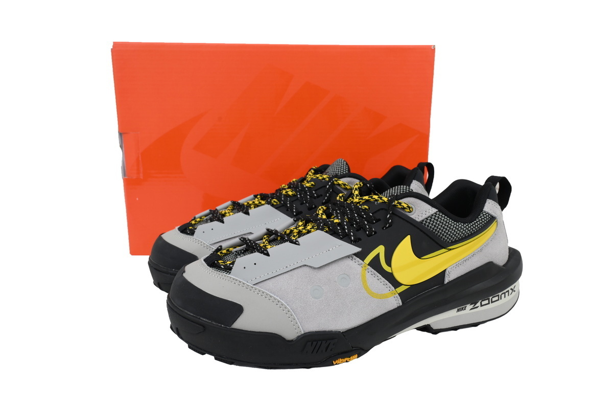 EM Sneakers Nike LD Waffle SF × Sacai x Zegamadome Matte Silver Tour Yellow