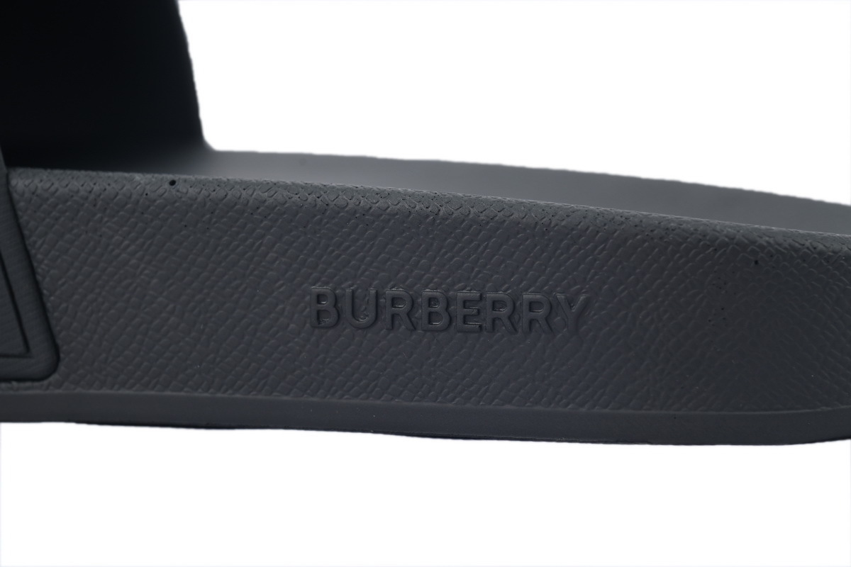 EM Sneakers Burberry Check EKD Motif Slide Black