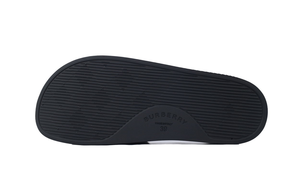 EM Sneakers Burberry Check Print Slides Archive Beige