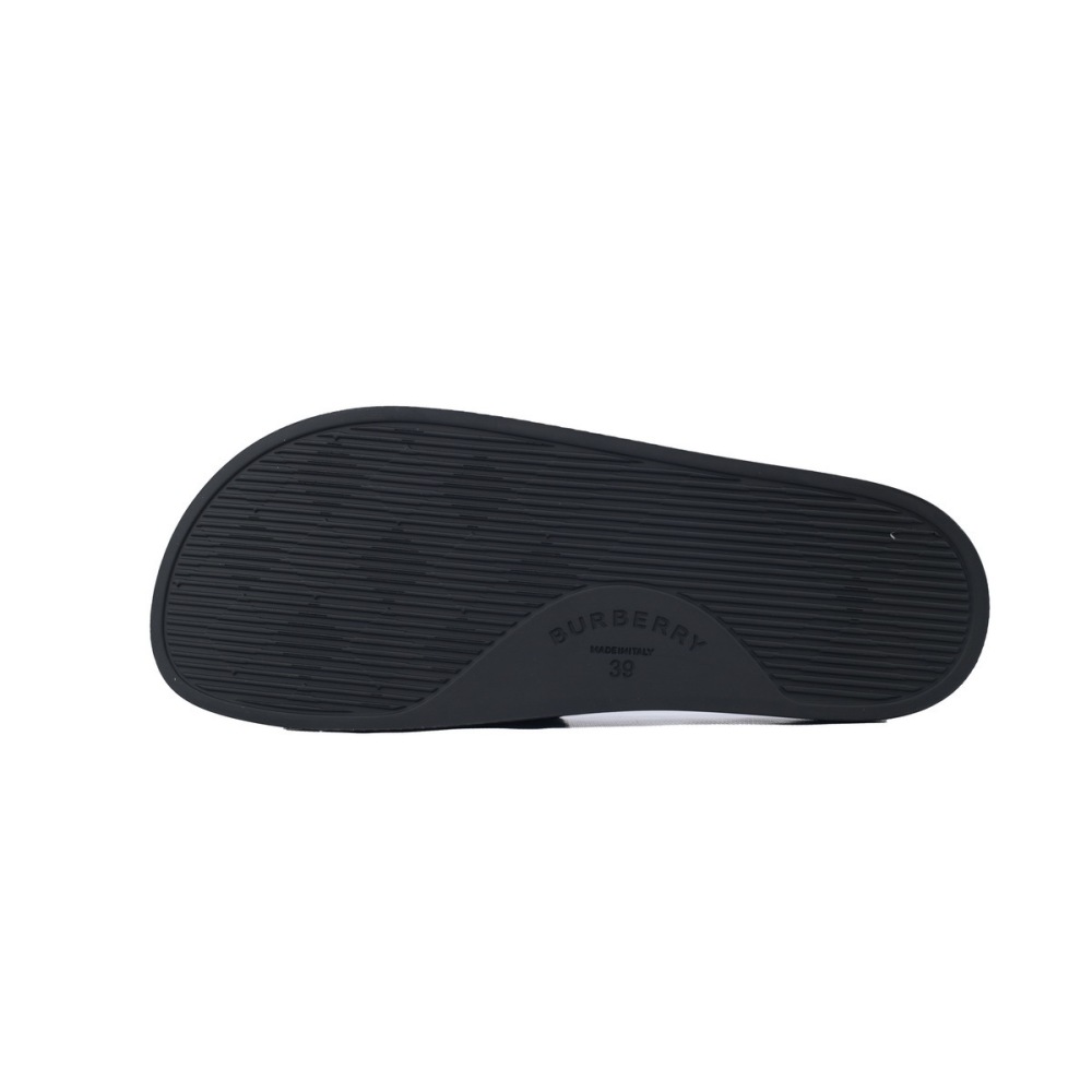 EM Sneakers Burberry Check Slides Mahogany