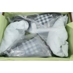EM Sneakers Burberry Check Slides Mahogany