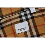 EM Sneakers Burberry Tartan Motif Cotton Long Sleeve Shirt Neon Rainbow Stripes