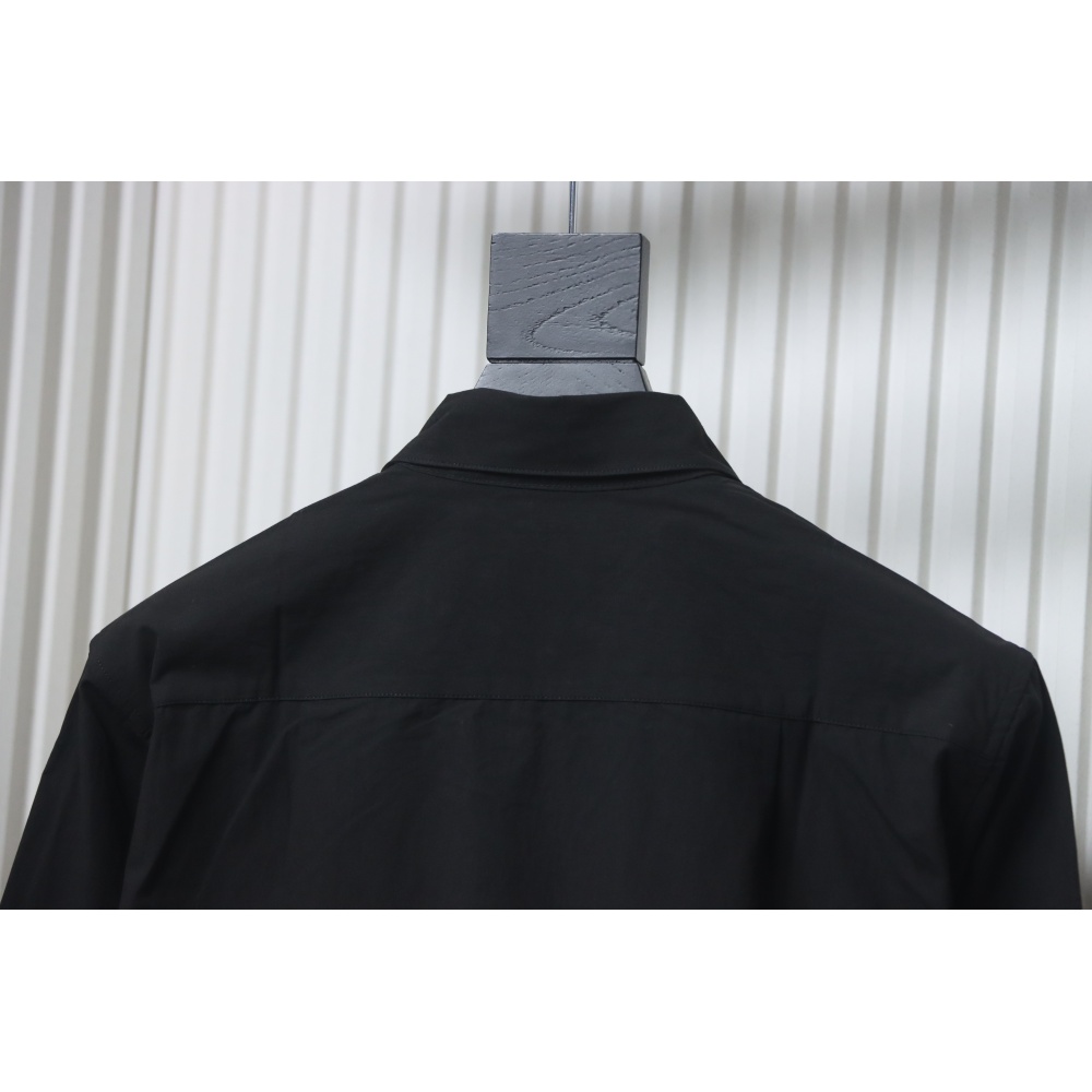 EM Sneakers Burberry Undercover Logo-patch Cotton-blend Long Sleeve Shirt Black