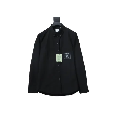 EM Sneakers Burberry Undercover Logo-patch Cotton-blend Long Sleeve Shirt Black 01