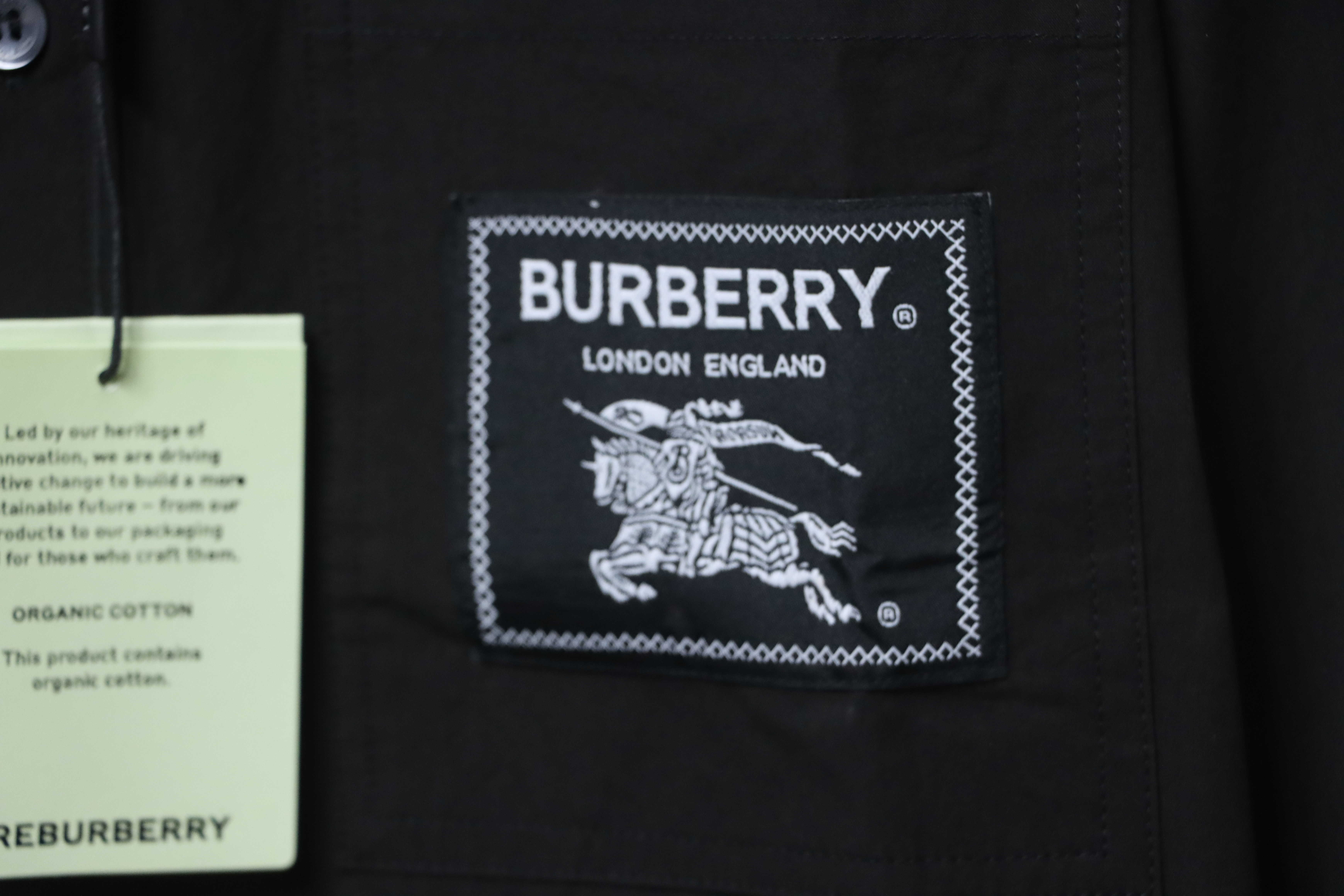 EM Sneakers Burberry Undercover Logo-patch Cotton-blend Long Sleeve Shirt Black