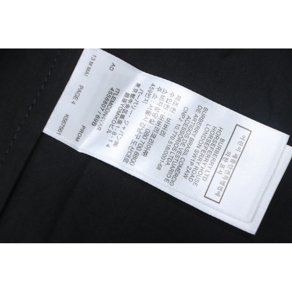 EM Sneakers Burberry Undercover Logo-patch Cotton-blend Long Sleeve Shirt Black