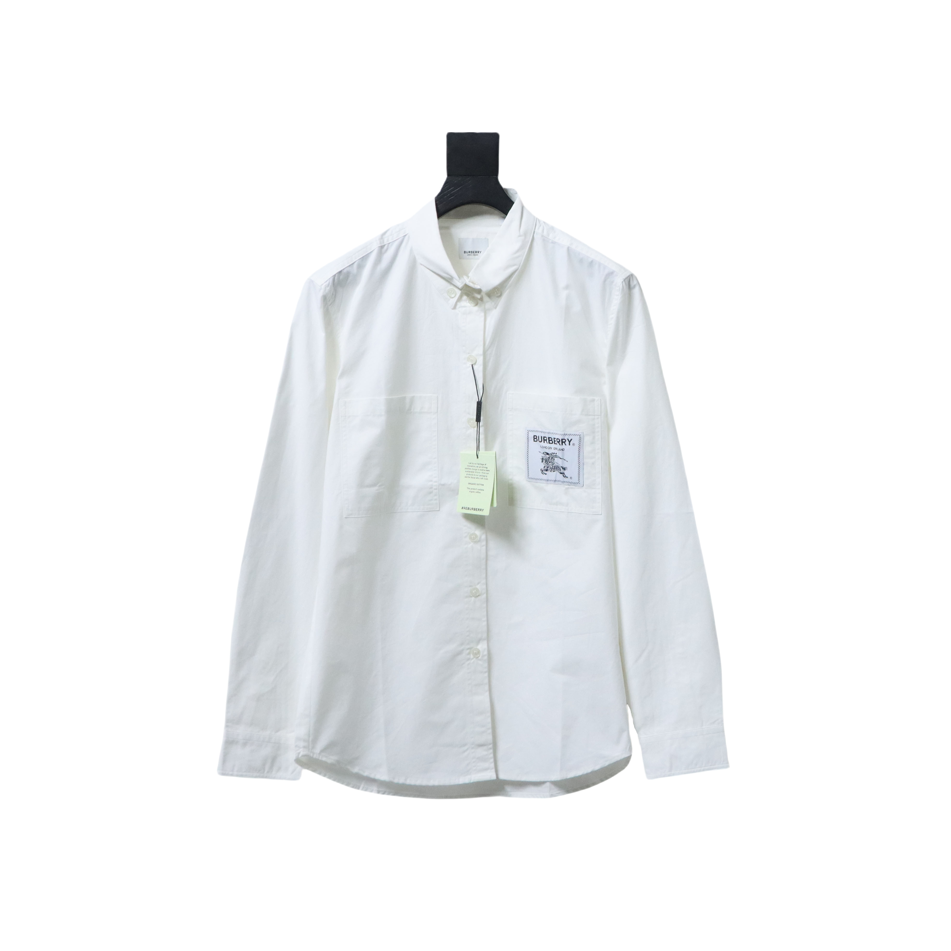 EM Sneakers Burberry Undercover Logo-patch Cotton-blend Long Sleeve Shirt White