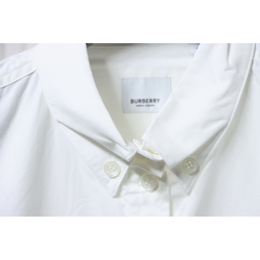 EM Sneakers Burberry Undercover Logo-patch Cotton-blend Long Sleeve Shirt White
