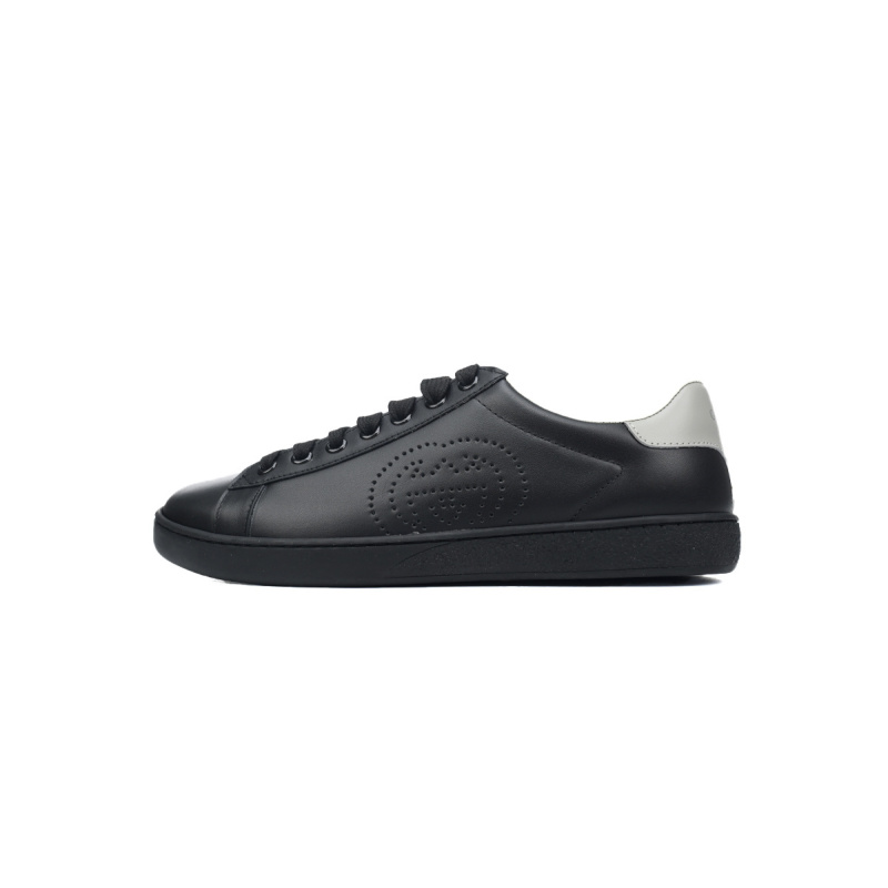 EM Sneakers Gucci Ace Perforated Interlocking G Black