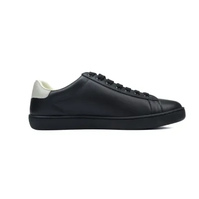 EM Sneakers Gucci Ace Perforated Interlocking G Black 02