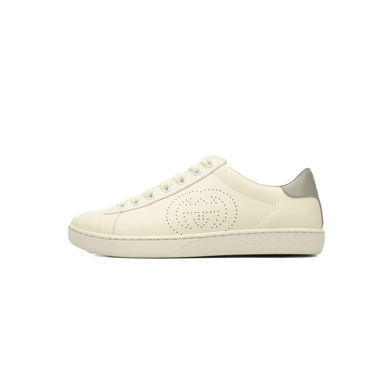 EM Sneakers Gucci Ace Perforated Interlocking G White