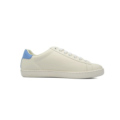 EM Sneakers Gucci Ace Perforated Interlocking G White Red Blue 02