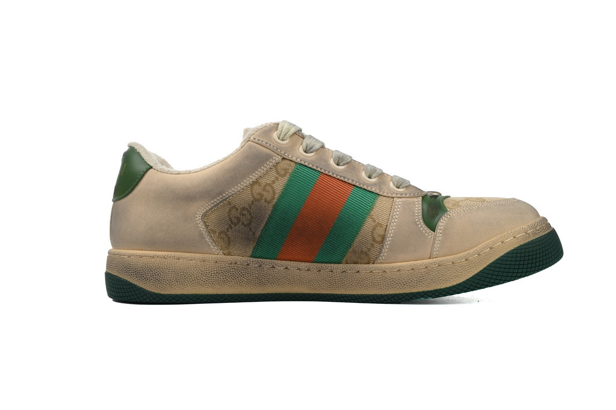 EM Sneakers Gucci Screener Apricot Green