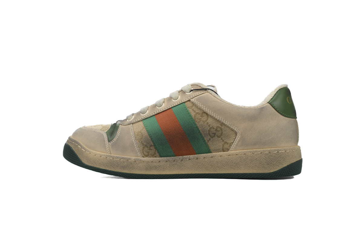 EM Sneakers Gucci Screener Apricot Green