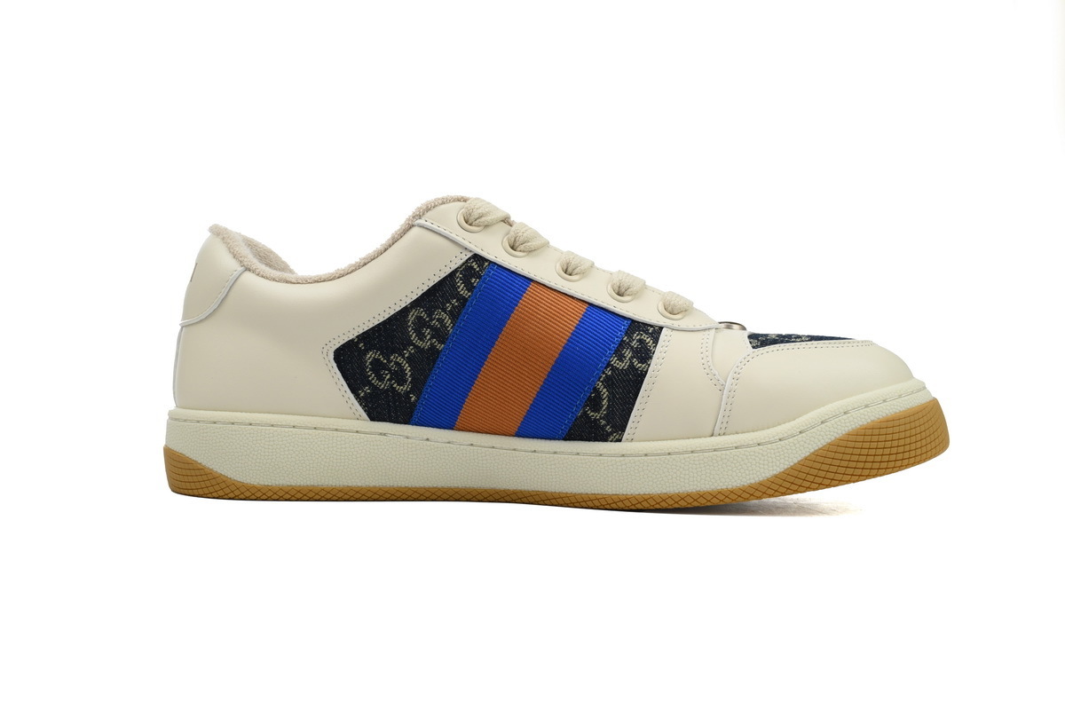 EM Sneakers Gucci Screener Cowboy Rice White